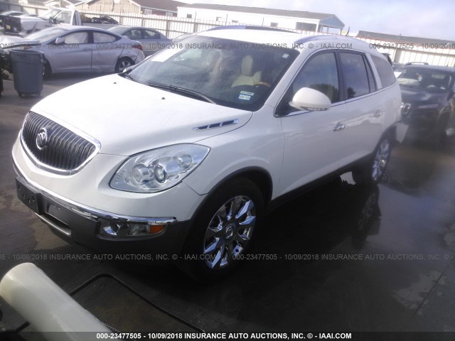 5GAKRDED5CJ316754 - 2012 BUICK ENCLAVE WHITE photo 2
