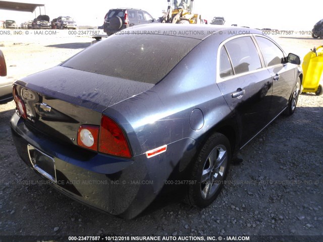 1G1ZH57B994100858 - 2009 CHEVROLET MALIBU 1LT 蓝色 照片 4