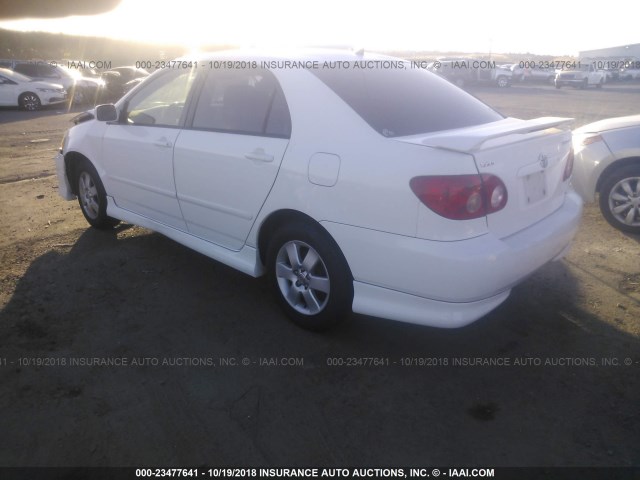 1NXBR32E55Z499382 - 2005 TOYOTA COROLLA CE/LE/S WHITE photo 3