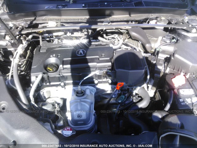 19UUB1F5XFA020992 - 2015 ACURA TLX TECH GRAY photo 10