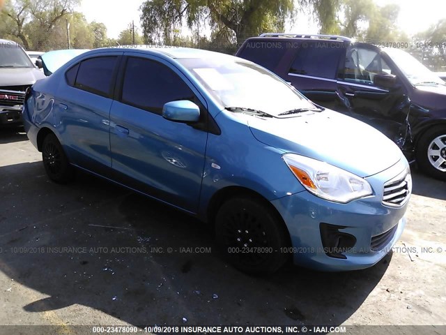 ML32F3FJ3HHF10211 - 2017 MITSUBISHI MIRAGE G4 ES ლურჯი ფოტო 1