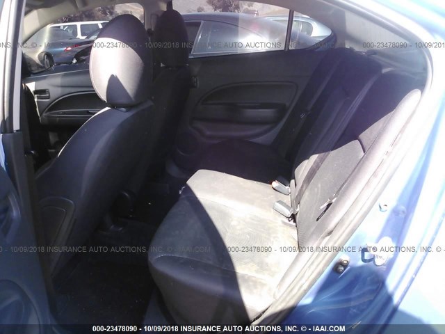 ML32F3FJ3HHF10211 - 2017 MITSUBISHI MIRAGE G4 ES ლურჯი ფოტო 8