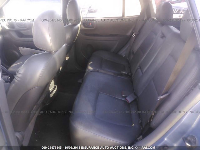 KM8SC13D02U215289 - 2002 HYUNDAI SANTA FE GLS/LX BLUE photo 8