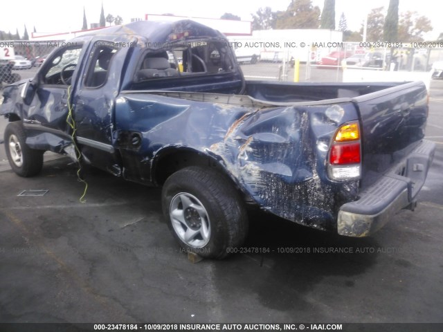 5TBRT34194S441673 - 2004 TOYOTA TUNDRA ACCESS CAB SR5 BLUE photo 3