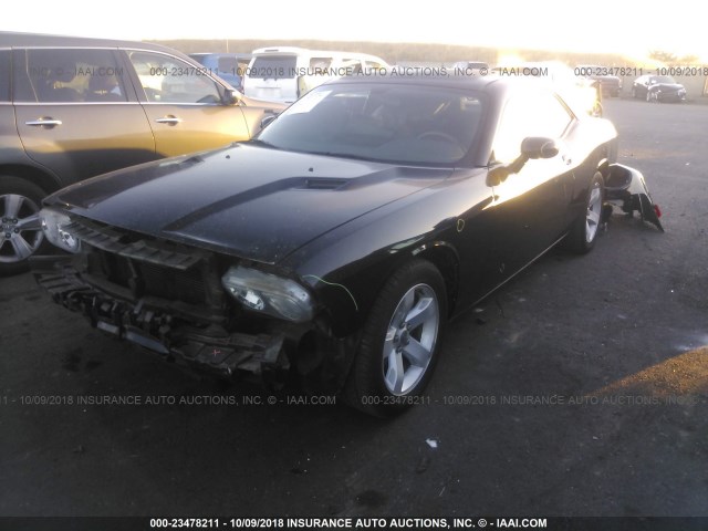 2C3CDYAGXCH268845 - 2012 DODGE CHALLENGER SXT BLACK photo 2