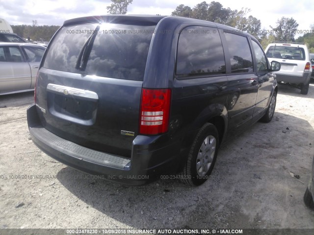 2A8HR44H98R678479 - 2008 CHRYSLER TOWN & COUNTRY LX BLUE photo 4