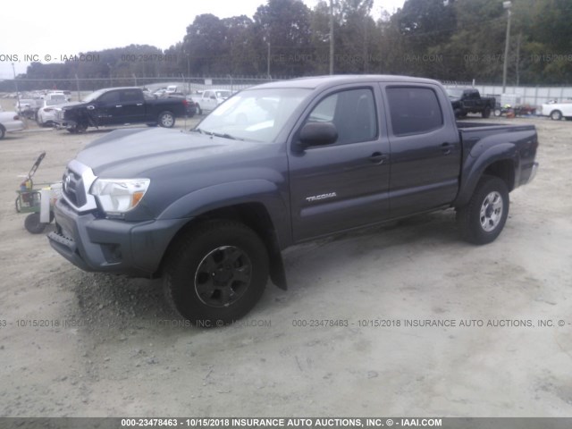 5TFJX4GN6DX015088 - 2013 TOYOTA TACOMA DOUBLE CAB 灰色 照片 2