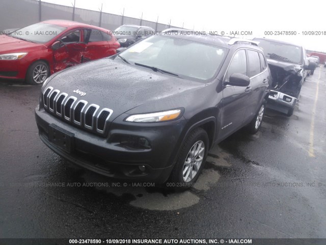 1C4PJMCB8GW316348 - 2016 JEEP CHEROKEE LATITUDE GRAY photo 2