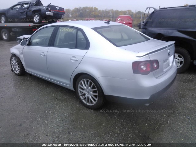 3VWRJ71K38M187348 - 2008 VOLKSWAGEN JETTA WOLFSBURG 银色 照片 3