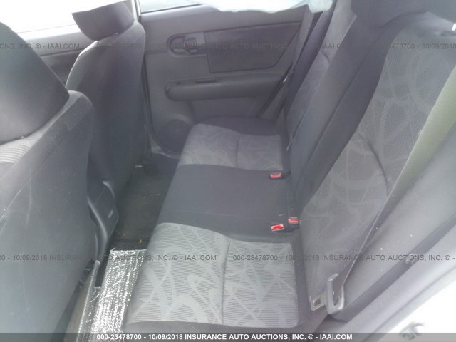 JTLZE4FE9FJ071787 - 2015 TOYOTA SCION XB WHITE photo 8