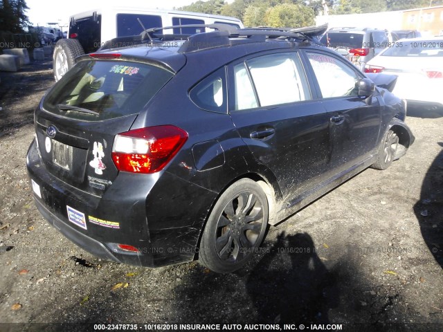 JF1GPAU63E8259837 - 2014 SUBARU IMPREZA SPORT LIMITED GRAY photo 4