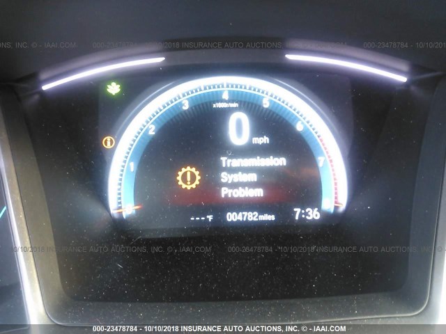 JHMFC1F76JX006291 - 2018 HONDA CIVIC EXL BLUE photo 7