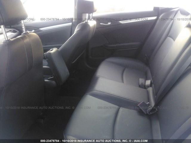 JHMFC1F76JX006291 - 2018 HONDA CIVIC EXL BLUE photo 8