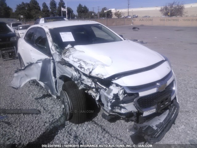 1G11A5SL1FF268432 - 2015 CHEVROLET MALIBU LS WHITE photo 1