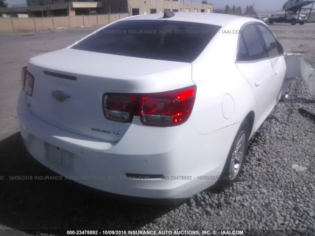 1G11A5SL1FF268432 - 2015 CHEVROLET MALIBU LS WHITE photo 4