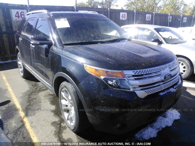 1FM5K8D8XDGB92681 - 2013 FORD EXPLORER XLT BLACK photo 1