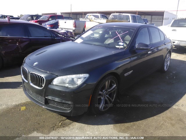 WBAYA8C54DD227600 - 2013 BMW 750 I BLACK photo 2