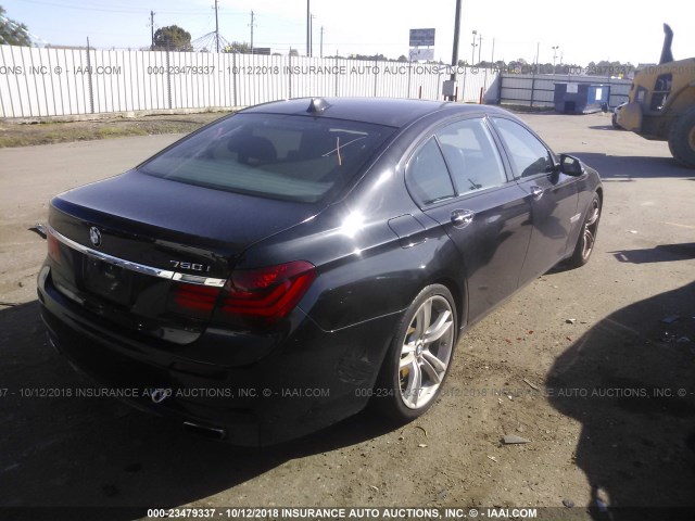 WBAYA8C54DD227600 - 2013 BMW 750 I BLACK photo 4