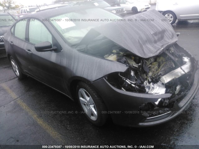 1C3CDFBB1GD570650 - 2016 DODGE DART SXT GRAY photo 1