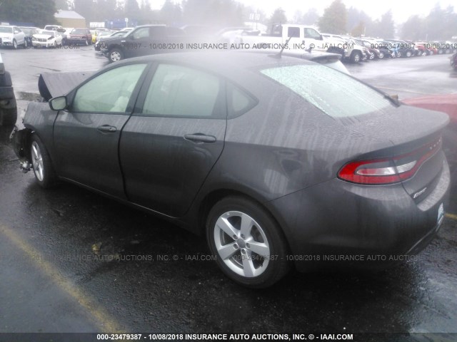 1C3CDFBB1GD570650 - 2016 DODGE DART SXT GRAY photo 3