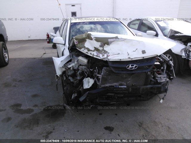 5NPEU46F17H178123 - 2007 HYUNDAI SONATA SE/LIMITED WHITE photo 6