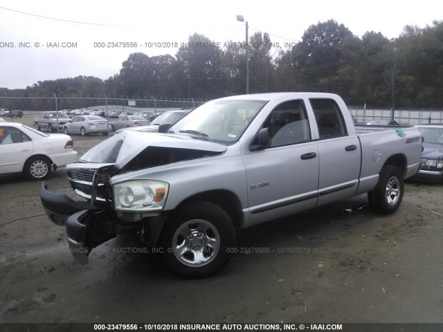 1D7HA18KX8J234640 - 2008 DODGE RAM 1500 ST SILVER photo 2