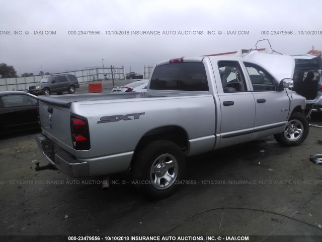 1D7HA18KX8J234640 - 2008 DODGE RAM 1500 ST SILVER photo 4