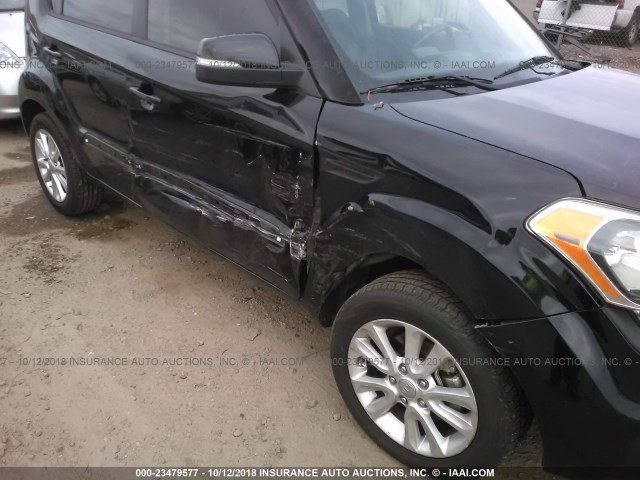 KNDJT2A65D7482391 - 2013 KIA SOUL +/!/SPORT BLACK photo 6