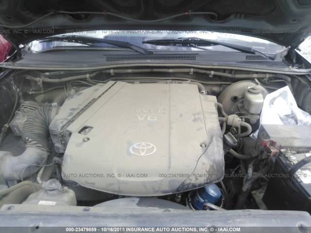 3TMJU62N76M018618 - 2006 TOYOTA TACOMA DOUBLE CAB PRERUNNER BLACK photo 10