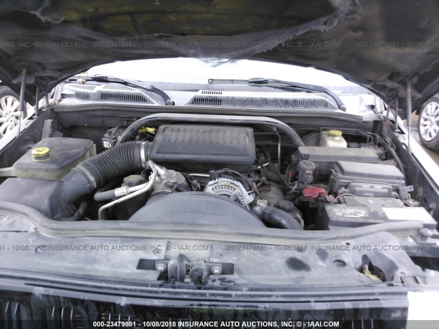 1J8HH48N36C349446 - 2006 JEEP COMMANDER BLACK photo 10