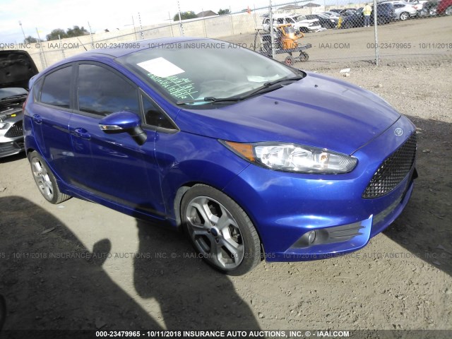 3FADP4GX4FM210507 - 2015 FORD FIESTA ST BLUE photo 1