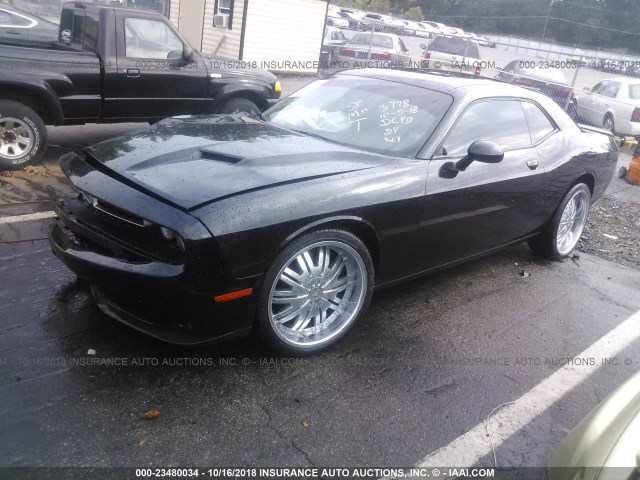 2C3CDZAG8FH865177 - 2015 DODGE CHALLENGER SXT BLACK photo 2