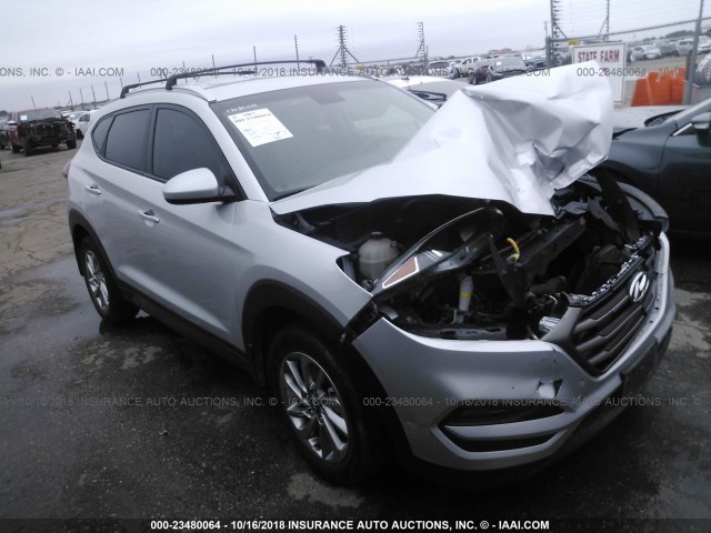 KM8J33A47GU161247 - 2016 HYUNDAI TUCSON LIMITED/SPORT AND ECO/SE GRAY photo 1