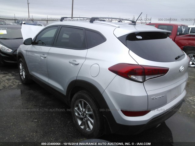 KM8J33A47GU161247 - 2016 HYUNDAI TUCSON LIMITED/SPORT AND ECO/SE GRAY photo 3