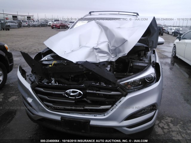 KM8J33A47GU161247 - 2016 HYUNDAI TUCSON LIMITED/SPORT AND ECO/SE GRAY photo 6