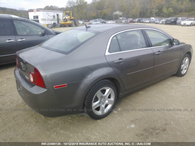 1G1ZB5E17BF276572 - 2011 CHEVROLET MALIBU LS 棕色 照片 4