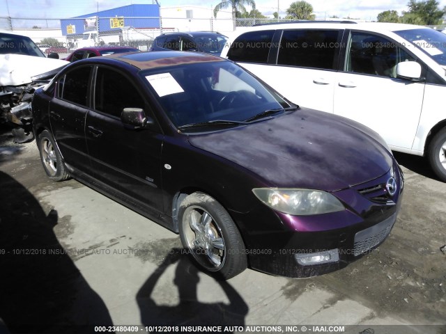 JM1BK323471654385 - 2007 MAZDA 3 S RED photo 1