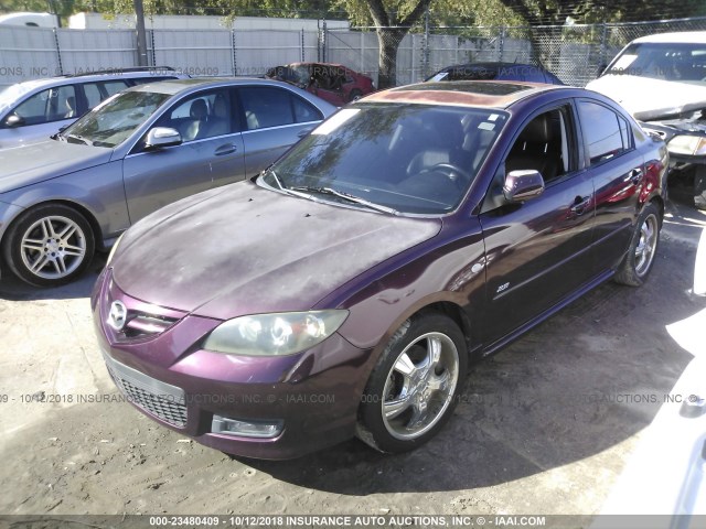 JM1BK323471654385 - 2007 MAZDA 3 S RED photo 2