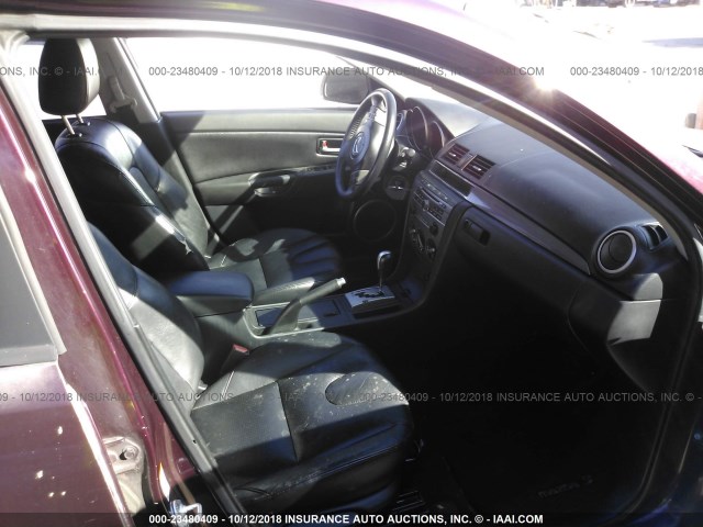 JM1BK323471654385 - 2007 MAZDA 3 S RED photo 5