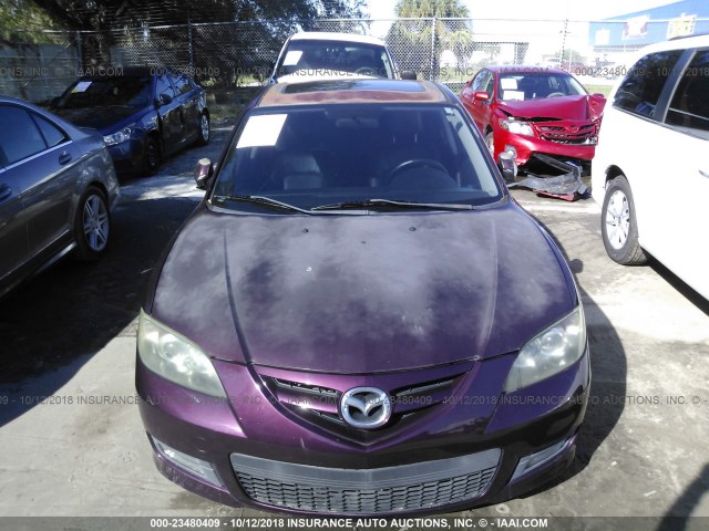 JM1BK323471654385 - 2007 MAZDA 3 S RED photo 6