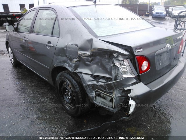 1NXBR32EX6Z637595 - 2006 TOYOTA COROLLA CE/LE/S GRAY photo 6