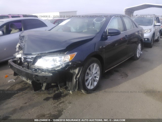 4T4BF1FK0ER377709 - 2014 TOYOTA CAMRY L/SE/LE/XLE 蓝色 照片 2