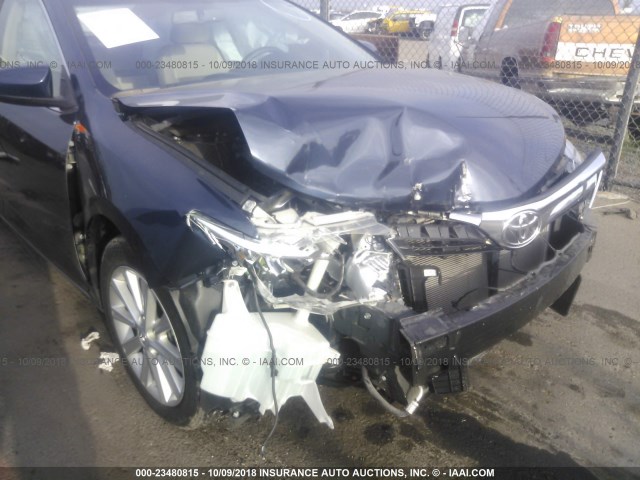 4T4BF1FK0ER377709 - 2014 TOYOTA CAMRY L/SE/LE/XLE 蓝色 照片 6