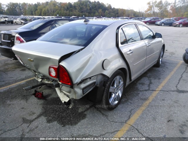 1G1ZC5E08CF200512 - 2012 CHEVROLET MALIBU 1LT Szampański zdjęcie 4