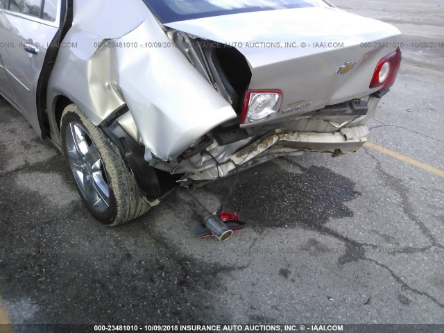 1G1ZC5E08CF200512 - 2012 CHEVROLET MALIBU 1LT Szampański zdjęcie 6