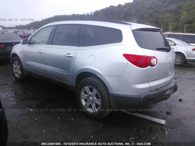 1GNER23D49S138283 - 2009 CHEVROLET TRAVERSE LT SILVER photo 3