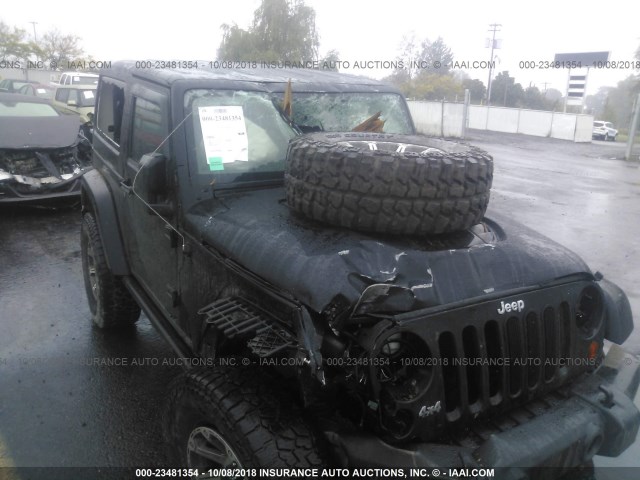 1C4AJWAG9CL247570 - 2012 JEEP WRANGLER SPORT BLACK photo 6