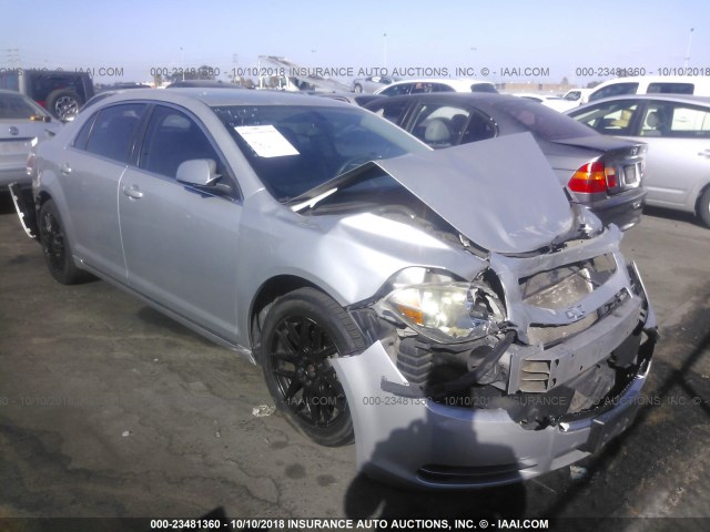 1G1ZC5EB8AF150175 - 2010 CHEVROLET MALIBU 1LT GRAY photo 1