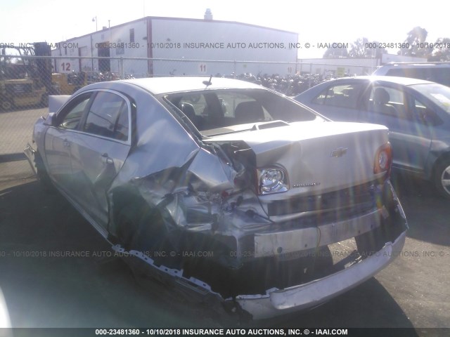 1G1ZC5EB8AF150175 - 2010 CHEVROLET MALIBU 1LT GRAY photo 3