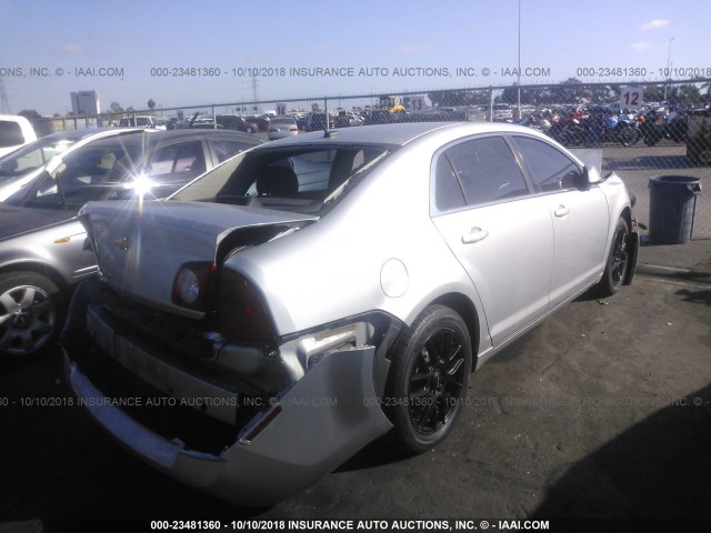 1G1ZC5EB8AF150175 - 2010 CHEVROLET MALIBU 1LT GRAY photo 4